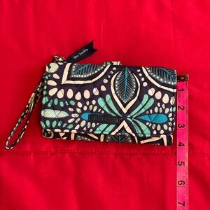 Vera Bradley Blue Patterned wristlet